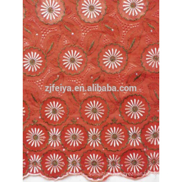 2015 New Fashion Style African Organza Lace Fabric